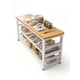 thumbnail image 2 of Estantería Organizadora De Cocina 3 Niveles 80x40x80cm Mesa Gruesa 30mm Estilo Nórdico Estructura Metálica Reforzada Microondas Despensa, 2 of 5