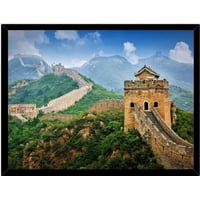 Genérico - Cuadro Decorativo Gran Muralla China Medidas 30X40 Cm