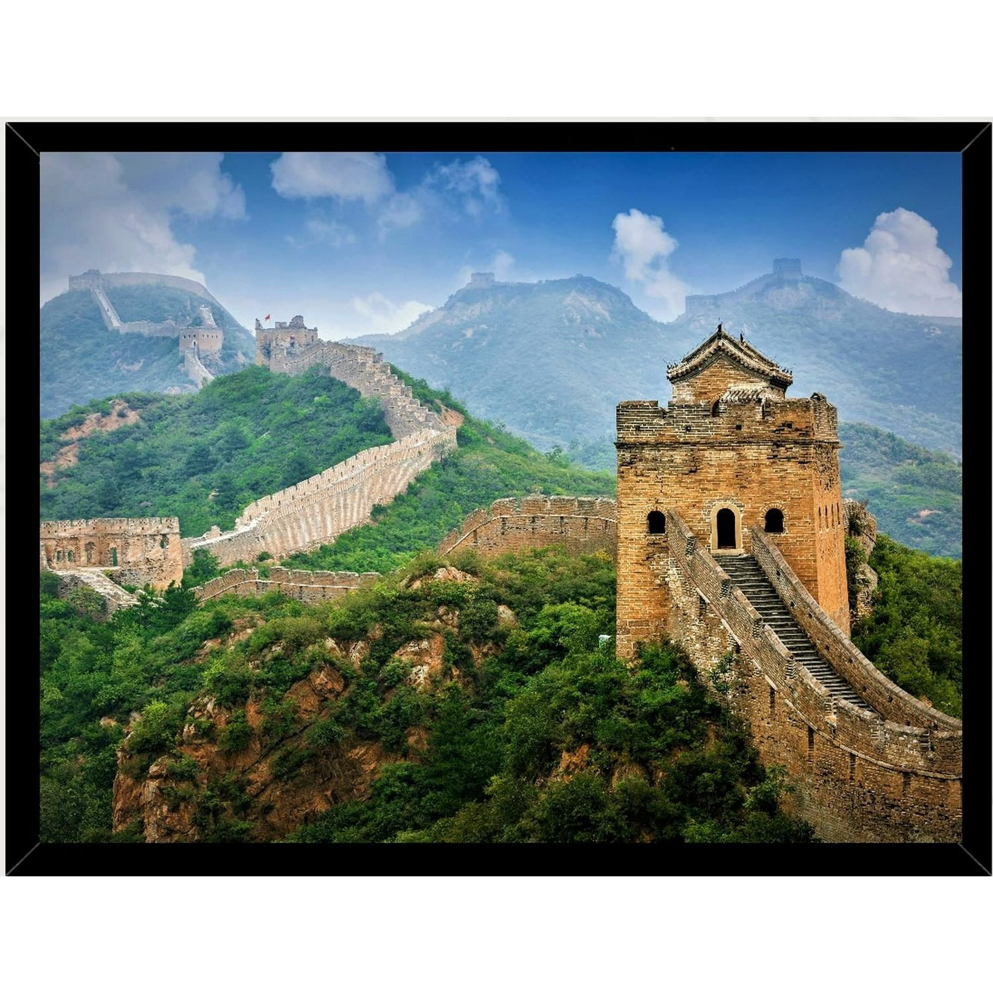 Genérico - Cuadro Decorativo Gran Muralla China Medidas 30x40 Cm