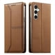 thumbnail image 1 of Funda tipo cartera con bloqueo RFID para Samsung Galaxy S24 FE cubierta magnética de cuero con tapa y soporte Marrón, 1 of 6
