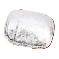 Magideal - Almohadilla De Mano Para Soldadura Trasera Aluminizada, Guante De Soldadura, Protección Térmica, Guantes De Soldadura, Almohadilla Para Cortar, Soldad