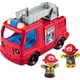 thumbnail image 1 of Camión de bomberos de juguete Fisher-Price Little People con 2 figuras, 1 o más Y, 1 of 3