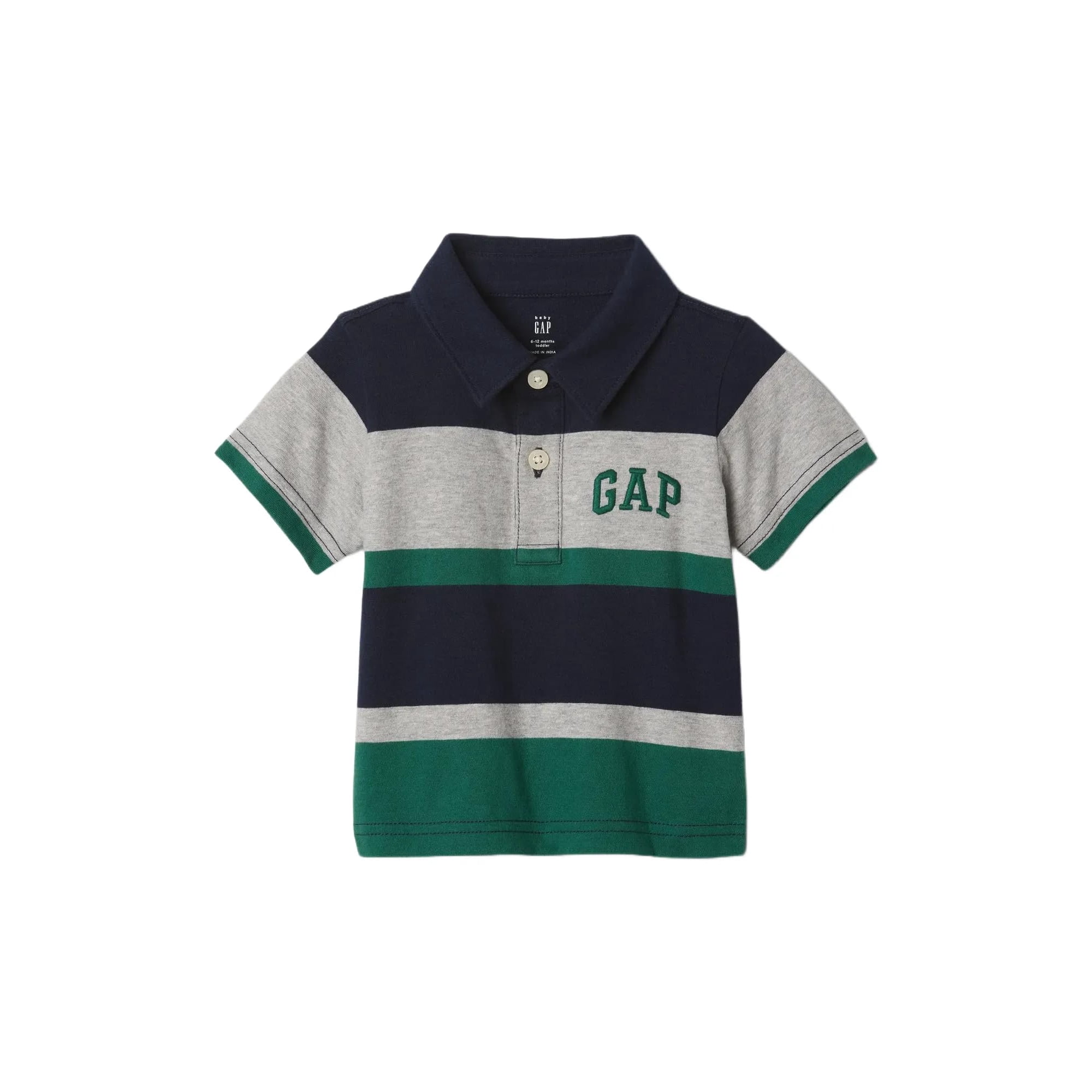 Remera Polo Gap Para Niños Con Logo Azul Marino Uniforme Xl