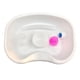 thumbnail image 3 of Cuenco De Champú Con Cepillo De Champú Lavabo De Cabecera Para Salón Hombres Niños Blanco, 3 of 3