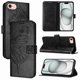 thumbnail image 5 of Funda Cartera Mariposa Para Iphone 17e Con Soporte Y Ranuras Para Tarjetas Negro, 5 of 5