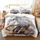 thumbnail image 1 of Running Horse Steed Animal Quilt Duvet Cover Set Kids Bedroom Decor3-Piece Bedding Set, 1 of 4