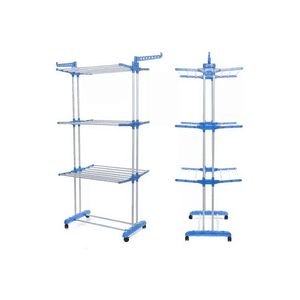 Genérico - Tendedero Organizador Colgador Ropa Plegable 3 Niveles