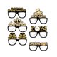 thumbnail image 2 of 6 Piezas Gafas De Año Nuevo Gafas De Papel Disfraz Divertido Gafas Accesorios Para Fotos, 2 of 3