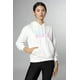 thumbnail image 1 of Poleron Crop Mujer Blanco Con Capucha Talla L, 1 of 3