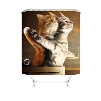 Genérico - Cortina Para Baño Con Forro De Ducha 180 Cm L16