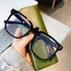 thumbnail image 1 of Montura grande para gafas con protección contra la luz azul Monturas para gafas de varios estilos Protección ocular para ordenador Lentes planas, 1 of 5