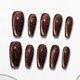 thumbnail image 1 of Uñas postizas Sun&Beam Nails Ballerina mediano color marrón, 1 of 6