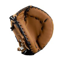 Magideal - Guante De Béisbol, Lanzamiento De Derecha Duradero Uso De Izquierda Cuero 12.5 ""Guante De Receptor Para Adultos Jóvenes Práctica , Marrón