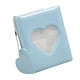thumbnail image 3 of Lindo Mini Álbum Carpeta de tarjetas Amor Corazón Hueco con corazón Colgante Tarjetero Bolsa Color 3 pulgadas Foto Tarjetero para niña , Azul, 3 of 5