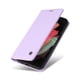 thumbnail image 2 of Funda Billetera de Cuero para Samsung Galaxy S21 Ultra con Tarjetero y Soporte - Tapa Magnética Morado, 2 of 6