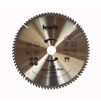 Disco Madera Y Aluminio 10 Pulgadas 80 Dientes Kwb Rojo