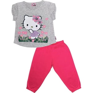 Pijama Niña Hello Kitty Gris 6