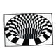 thumbnail image 5 of Alfombra 3D Illusion Vortex Dormitorio Mat Hogar Alfombra Felpudo Área Alfombra 50x80cm, 5 of 5