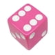 thumbnail image 4 of Juego de 10 dados de juego Hobby Monsters de 16 mm, rosas con pepitas blancas, 4 of 5