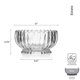 thumbnail image 3 of Cuenco Mikasa Estate de Cristal con Base, 23 cm, 2,4 L, 3 of 6