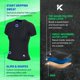 thumbnail image 4 of Camisa de sauna Kewlioo Heat Trapping para mujer, color negro, talla XL, 4 of 4
