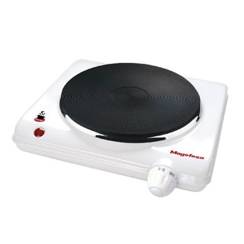 Magefesa - Encimera Eléctrica Dinamic 1 Quemador Blanco Mgf8012