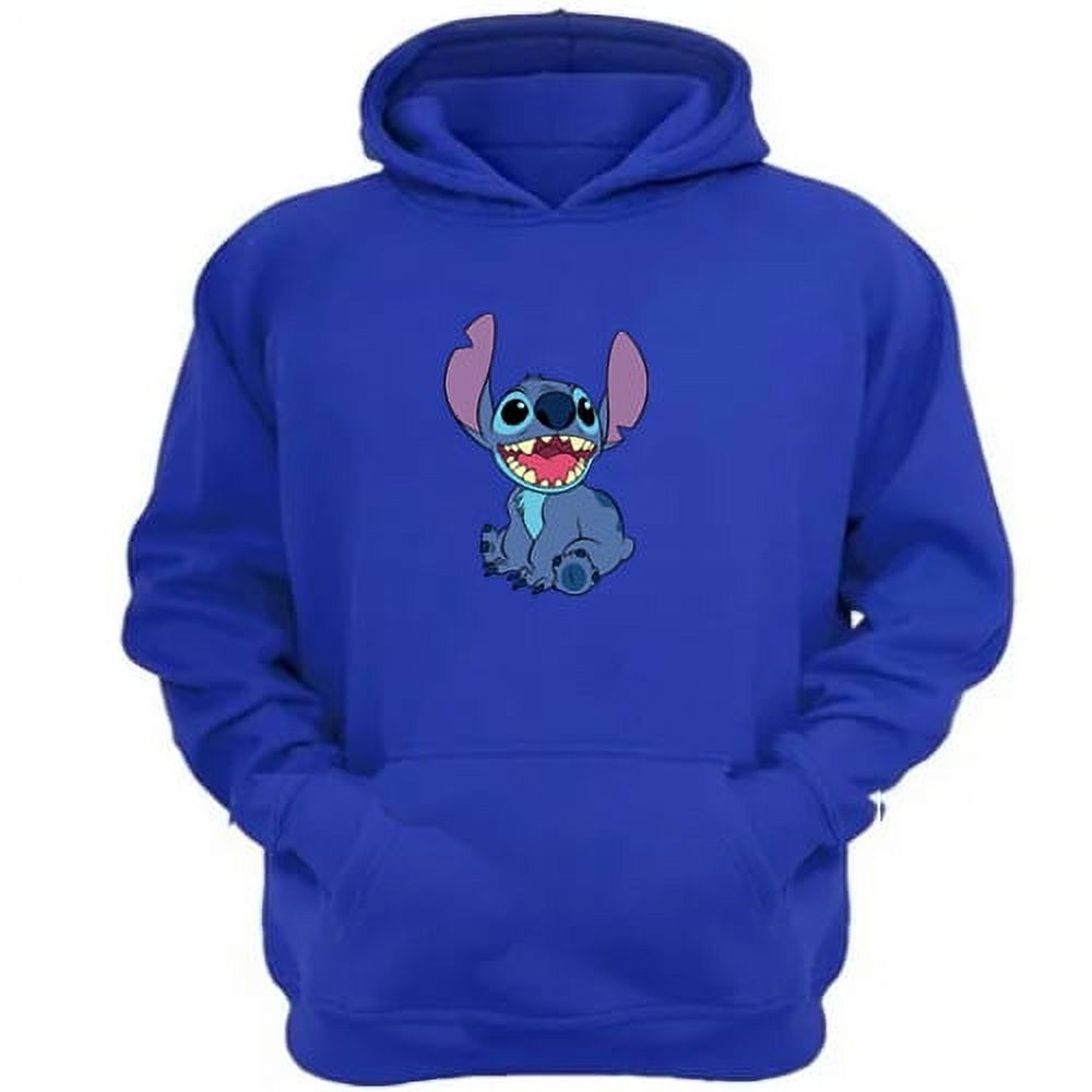 Genérico - Polerón Canguro Extraterrestre Azul Azul Talla Xs Unisex