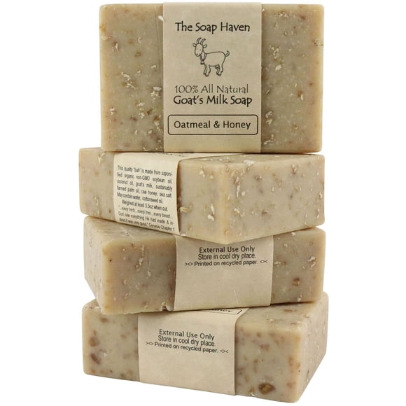 Soap The Soap Haven Leche de cabra con avena y miel x4