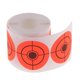 thumbnail image 4 of 250 Uds. Rollo De Objetivo De Papel Fluorescente 2 "pegatinas Adhesivas De Objetivo De Tiro, 4 of 5