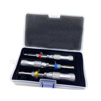 Ioensy - Juego De 3 Piezas De Herramientas De Selección De Bloqueo Tubular 7,0 Mm, 7,5 Mm, 7,8 Mm Resistente