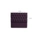 thumbnail image 2 of Cama Plaza y Media Con Respaldo y base de 105 X 190cm Tapizada en Lino Morado Oscuro, 2 of 5
