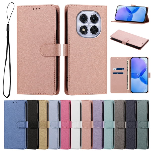 Cartera para Xiaomi Redmi Note 14 Pro 5G con Bolsillo de Tarjetas, Rosa