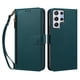 thumbnail image 1 of Funda Tipo Billetera para samsung galaxy S22 Ultra con Soporte y Bolsillo con Cierre Verde, 1 of 1