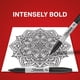 thumbnail image 4 of Juego de rotuladores permanentes Sharpie, negro, punta fina, paquete de 12, 4 of 9