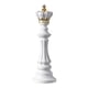 thumbnail image 2 of Adorno De Escultura De Ajedrez Internacional Figurilla Accesorios Para Fotos Rey Blanco, 2 of 5