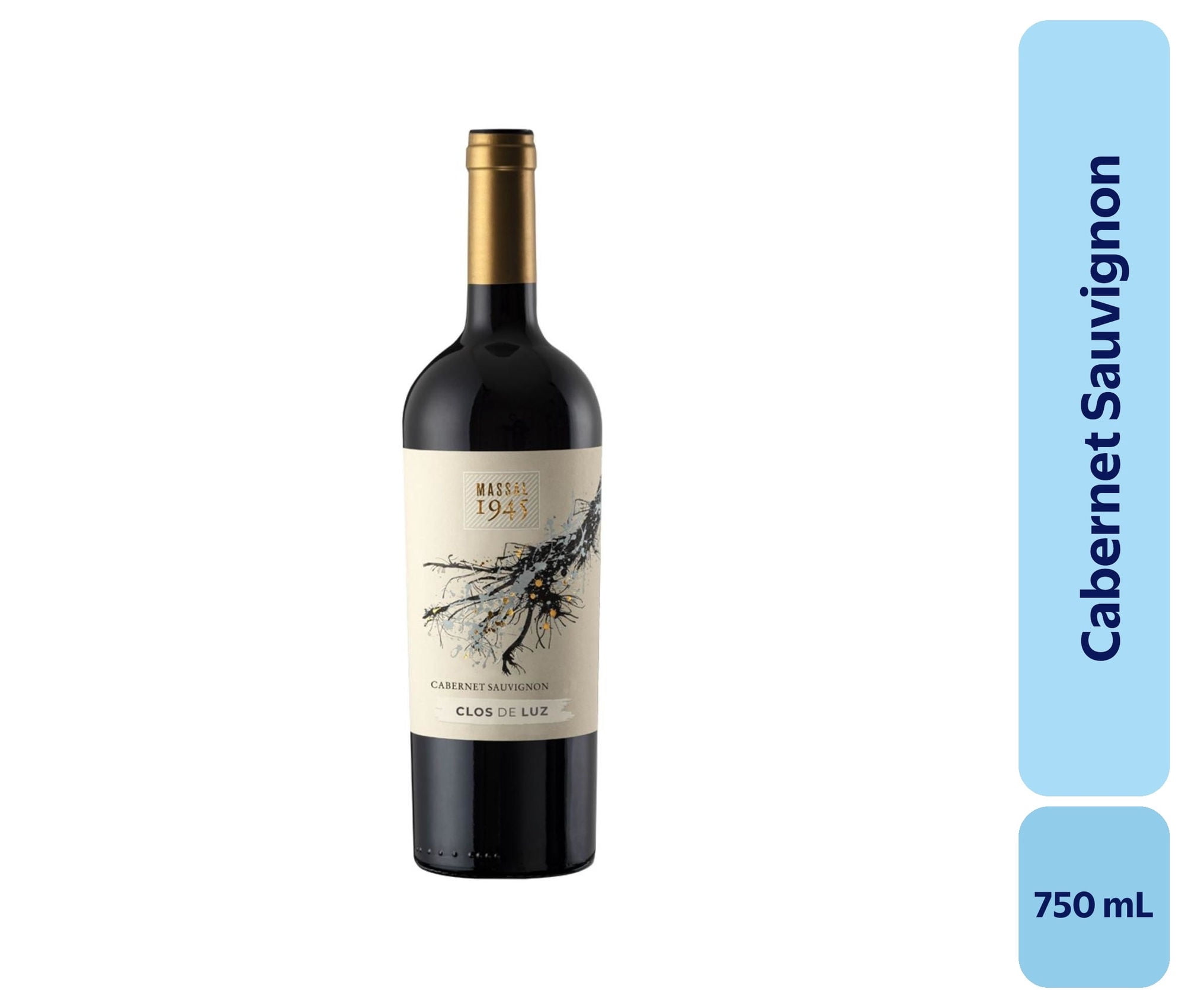 Vino Cabernet Sauvignon Botella 750 mL Massal 1945