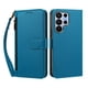 thumbnail image 1 of Funda Tipo Billetera para samsung galaxy S26 Ultra con Soporte y Bolsillo con Cierre Azul, 1 of 1