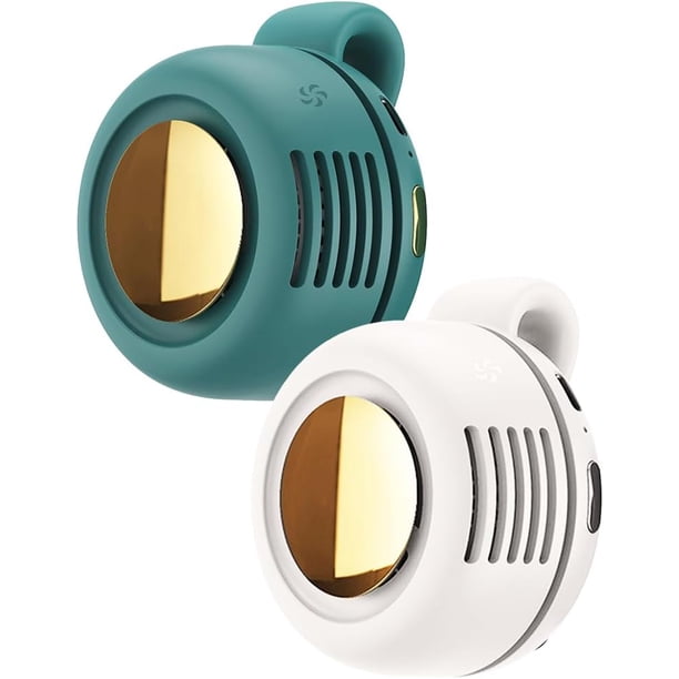 Miniventilador portátil sin aspas mejorado clip cintura cuello ligero manos libres oficina