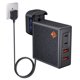 thumbnail image 1 of Cargador USB‑C SlimQ 100 W de 4 puertos con cable de 1,5 m y sin reinicio, 1 of 8