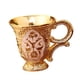 thumbnail image 3 of Copa De Vino Portátil Coleccionable Con Adorno De Copa En Relieve Para Hotel Holiday Bar Aureate White, 3 of 3