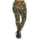 thumbnail image 3 of Saronite Leggings de Cintura Alta y Largo Completo con Estampado Gráfico de Calaveras y Huesos (Tallas Grandes para Mujer), 3 of 4
