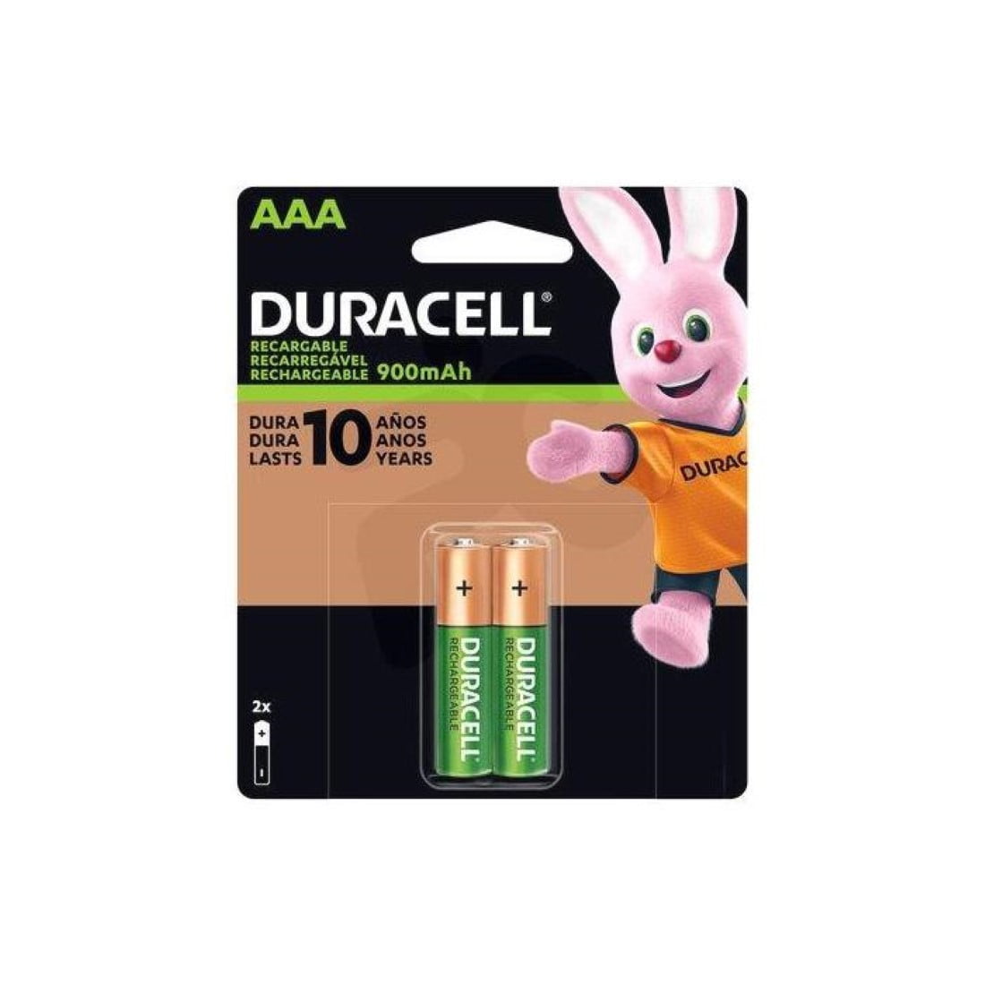 Duracell - Pilas Recargables Aaa 900mah 2un.