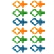 thumbnail image 3 of 12 Piezas De Clips De Portabobinas De Colores Surtidos, 3 of 3