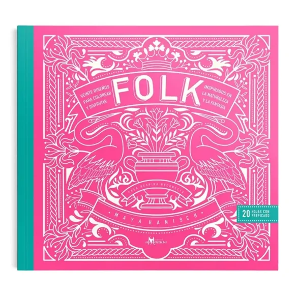 Libro para Colorear Folk Maya Hanisch
