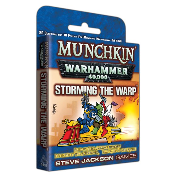 Juego de cartas de estrategia Steve Jackson Games Munchkin Warhammer 40,000