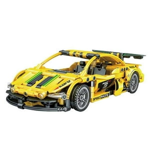 Oem - Kit De Construcción Auto Deportivo De Carrera F1 Amarillo