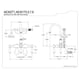 thumbnail image 5 of Grifo para Bañera Kingston Brass AE301T5 Bronce Aceitado, 5 of 5