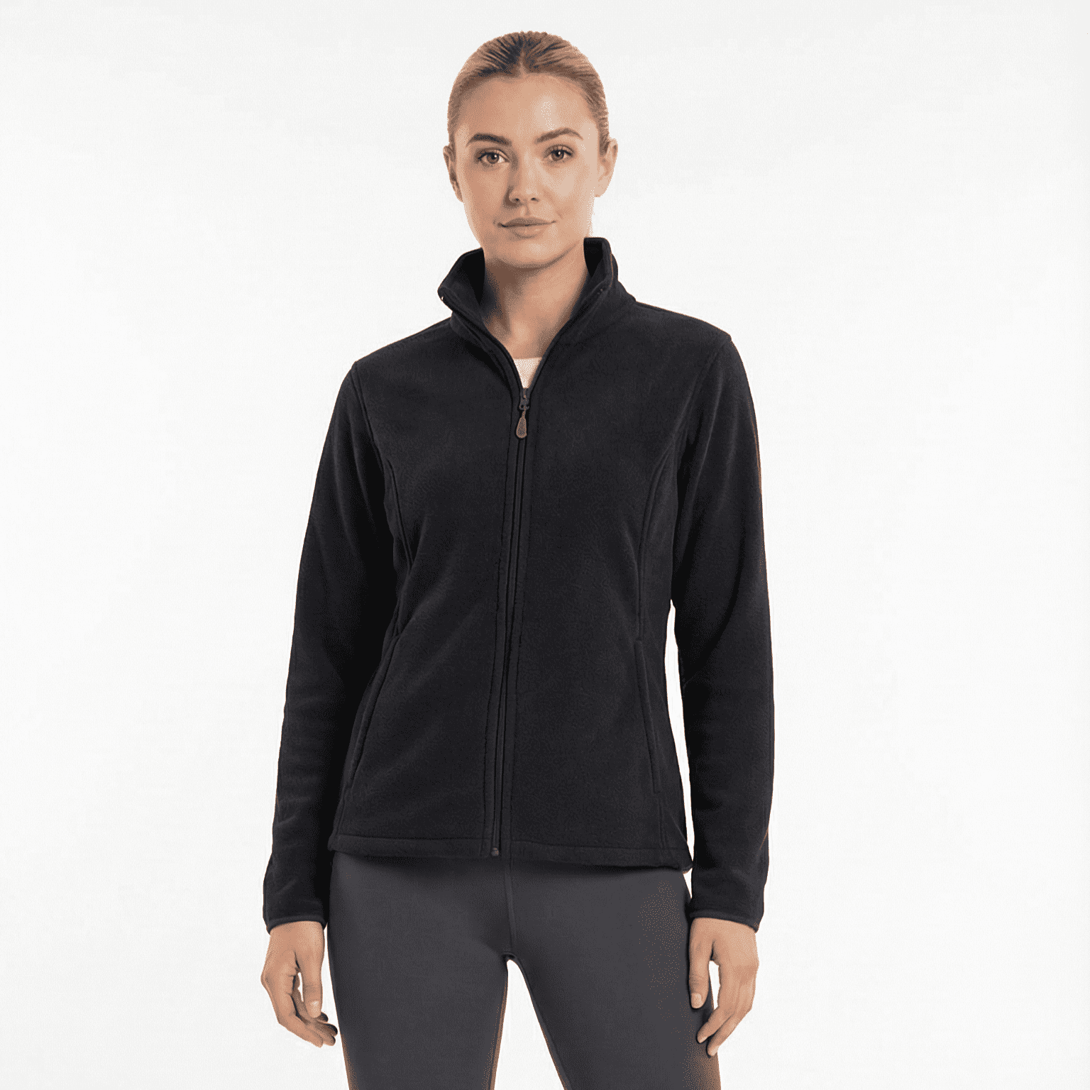 T-world - Micropolar Térmico Mujer Practical Line Trabajo Invierno Negro