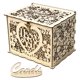thumbnail image 1 of Caja de tarjeta de regalo de boda Caja de dinero de madera con cerradura que desea caja de tarjeta bien, 1 of 5