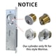 thumbnail image 3 of Escaparate comercial de latón AiSecure Cylinder Lock, 3 of 8